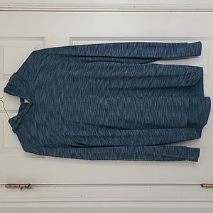 Lululemon Heathered Teal space dye surge hoodie